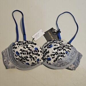 Love Haus By Beach Bunny leopard print push-up Under Wire bra in size 34C.